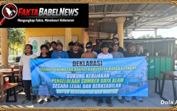 Aliansi Penambang Rakyat Bateng Deklarasi Komitmen Jaga Kondusivitas Wilayah