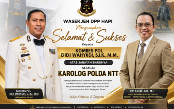 Wasekjen DPP HAPI Ucapkan Selamat kepada Kombes Pol Didi Wahyudi atas Jabatan Baru sebagai Karolog Polda NTT