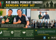 PJS Babel Perkuat Sinergi dengan Yonif 147, Dukung Pembentukan Kodam dan Batalyon di Setiap Kabupaten