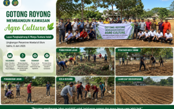 Lapas Pangkalpinang dan Warga Tuatunu Indah Gotong Royong Bangun Kawasan Agro Culture