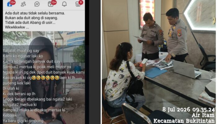 Merasa Nama Baiknya Dicemarkan di Media Sosial, Wartawati di Pangkalpinang Lapor ke Polda Babel