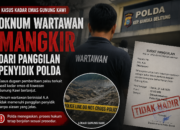 *Kasus Dugaan Transaksi Emas Bergulir, Bang Doi Pimpinan Redaksi Jejaring Media Radak Belum Penuhi Dua pangglian