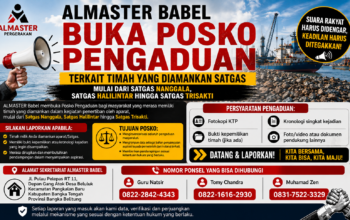 ALMASTER Babel Buka Posko Pengaduan, Tampung Laporan Masyarakat Terkait Timah yang Diamankan Satgas